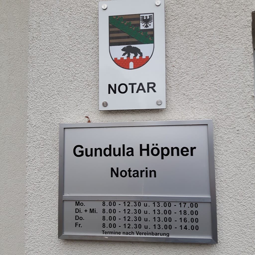 Gundula Höpner Notariat